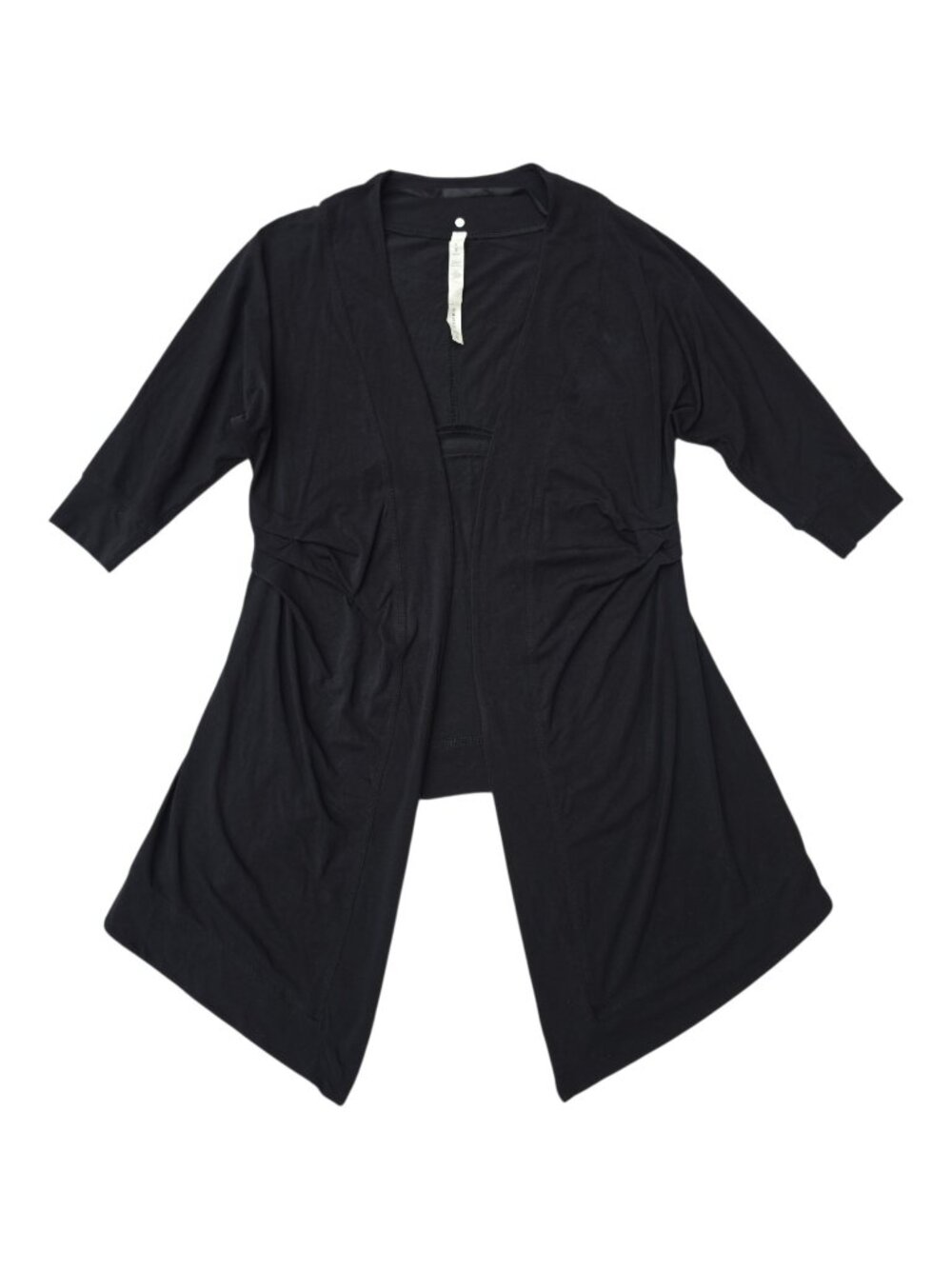 LULULEMON Size 8 Namaste Coverup 3/4 Sleeve Cardigan Wrap Cotton Blend